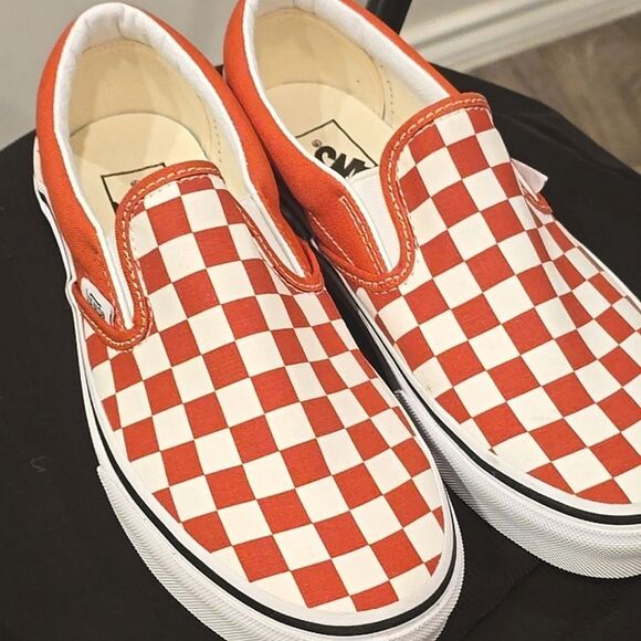 Vans Classic Slip-On Color Theory Checkerboard Bossa Nova Shoes - Picture 9 of 11